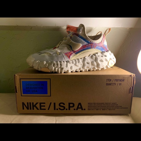 nike ispa overreact flyknit white